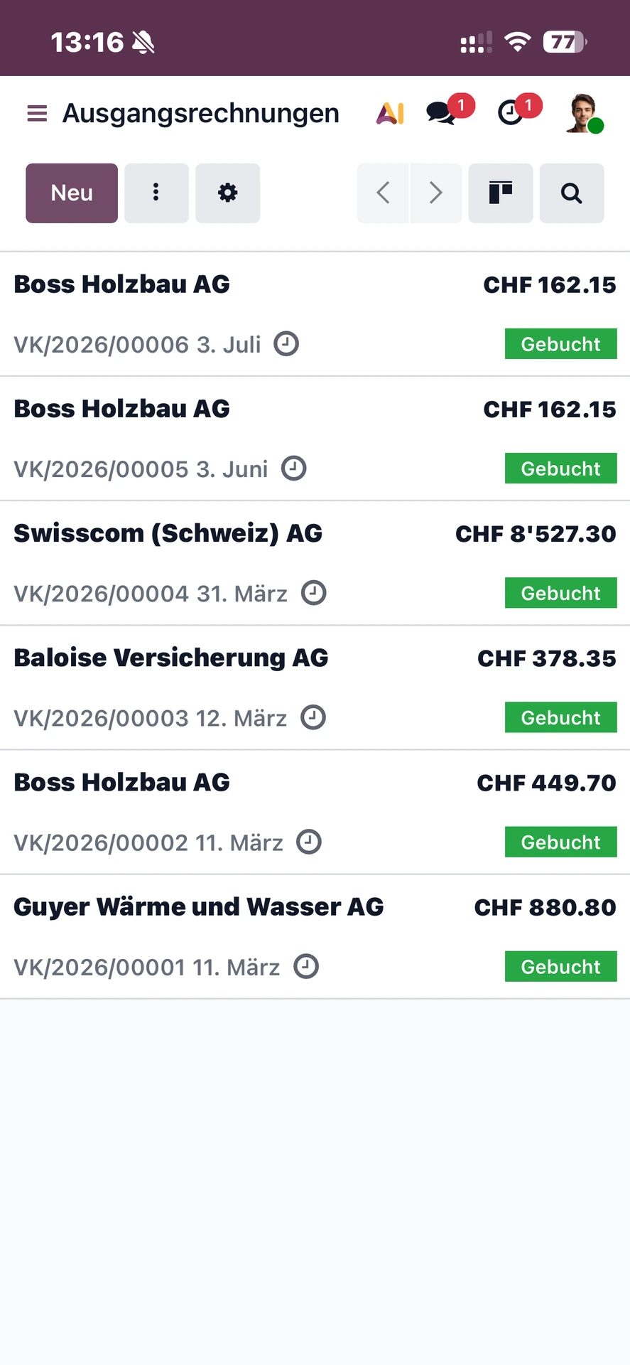Rechnungen
